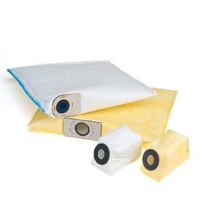 ถุงกรองผ้าไม่ทอสีขาวสำหรับอุตสาหกรรมพร้อมปะเก็นเชื่อมต่อ ไม่มี - Product Image 1