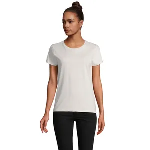 Camiseta de Algodón Orgánico para Mujer Pioneer, Mercancía Promocional Sostenible - Product Image 3