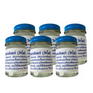 ไทยเฮอร์เบิลไวท์บาล์ม Osodthip Balm (วัดโพธิ์บาล์ม) นวดสมุนไพร100กรัม - Product Image 1
