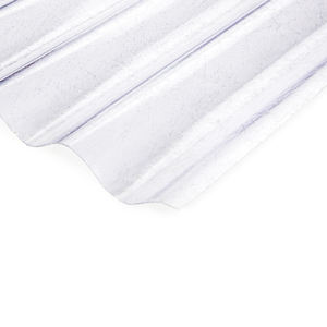 Tuile de toit en matériau composite léger et transparent en fibre de verre, panneau de <span class=keywords><strong>toiture</strong></span> ondulé en plastique FRP, tailles disponibles <span class=keywords><strong>pour</strong></span> découpe et soudage - Product Image 1