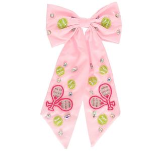 Handmade Seed Beads Hair Bow Stylish Embroidery Hair Clip Colorful Seed Beads Embroidery Hair Bow Party Wear Hair Accessory - Product Image 2