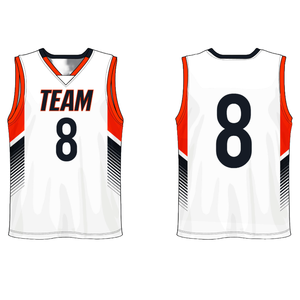 Maillot de basket-ball 100% polyester de qualité supérieure super respirant à séchage rapide pour adultes impression par sublimation grande taille pour l'entraînement d'été - Product Image 4