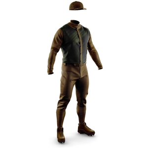 Customized Logo <b>Light</b> Weight Baseball Uniform Breathable <b>Cheap</b> Price Baseball Uniform For Men - Product Image 3