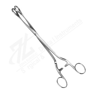 Pinces pour polypes utérins Noto, manuelles, en acier inoxydable, instruments chirurgicaux, 240 mm de long, finition mate, certifiées CE, fabricant - Product Image 1