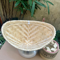 Panier vapeur traditionnel en bambou tissé à la main / Pot à vapeur naturel pour riz gluant, dim sum et légumes