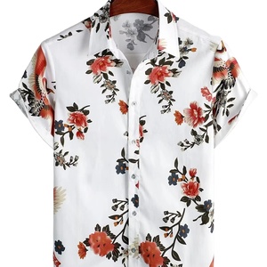 Diseño de tendencia Camisas de media manga Personalizar Camisas casuales impresas en 3D Camisas de hombre con estilo transpirable de calidad superior - Product Image 1