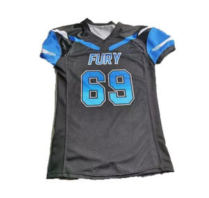 Uniformes de football américain sublimation personnalisés du fabricant OEM ensembles d'équipe de maillot imprimé respirant américain personnalisable - Product Image 1