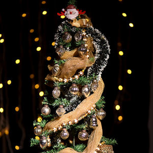 Adornos de Navidad en forma de pera, juego tradicional hecho a mano de 10 adornos de Navidad en forma de cristal azul y rosa, 8,9 (máximo) a 7,6 (min) CM NCO-58 - Product Image 2