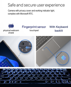 Tel N5095A 16GB RAM Ordenador Portátil al por Mayor Nuevo Teclado Retroiluminado RGB Huella Digital Ordenador Portátil Empresarial en Stock 144Hz US AMD - Product Image 5