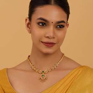 Silver Temple Cultural Collectible <b>Necklace</b> 179568 - Product Image 1
