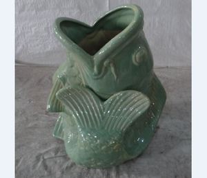 [Leo Nguyen Le] - Pot de fleurs en céramique émaillée pour usage extérieur et intérieur - Vase à fleurs - Jardinière - Product Image 5