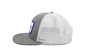 Sombreros de pesca de alta calidad en sombreros de camionero gris brezo logotipo tejido personalizado parche gorra deportiva logotipo personalizado gorras de camionero al por mayor - Product Image 3