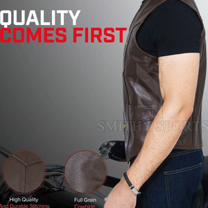 Hot Bán Thiết Kế Mới Của Nam Giới Chính Hãng Da Vest Chất Lượng Cao Bên Ngoài Mặc Cho Mùa Đông Thoáng Khí Trong Kho Cho Bán Trực Tuyến - Product Image 3