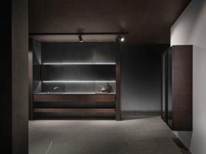 Meuble de salle de bain sur mesure JY Project, Vietnam, RTA, à poser au sol, en MDF et contreplaqué, meuble de salle de bain de luxe avec lavabo - Product Image 3