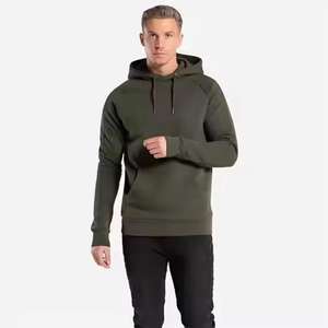 Sweat-shirt à capuche surdimensionné personnalisé pour homme, épaules tombantes, imprimé graphique, lettres, avec poche, streetwear décontracté, sweats à capuche OEM - Product Image 2