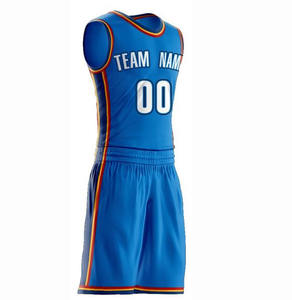 Conjuntos de Uniformes de Baloncesto para Deportes al Aire Libre, Transpirables, Ecológicos, de Secado Rápido, 100% Poliéster, Personalizados, sin Mangas, de Alta Calidad - Product Image 3