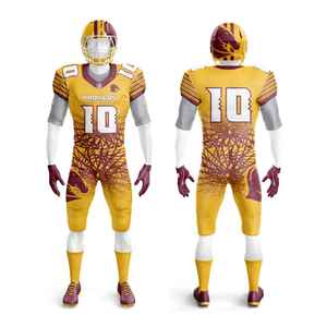 Gran oferta, la mejor calidad, número de nombre personalizado, jugadores profesionales, precio al por mayor, uniforme de fútbol americano para hombres - Product Image 6