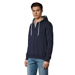 Sudadera con Capucha de Felpa de Algodón, Ropa Deportiva Informal para Calle, Gimnasio y Aire Libre, con Capucha Ajustable, Bolsillos Delanteros y Logotipo Estampado - Product Image 2