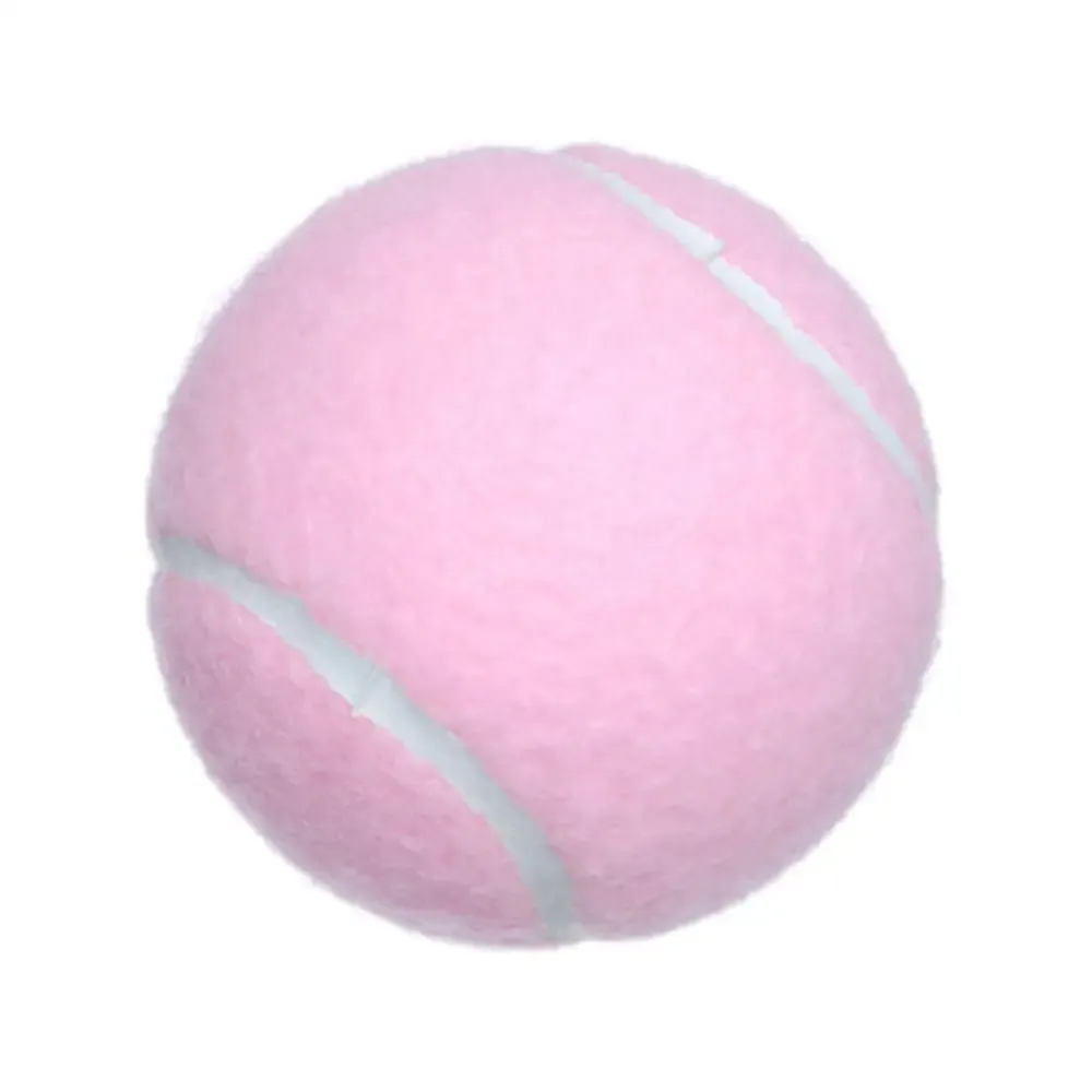 ベストセラーOEMWHolesaleファクトリーレッドおよびその他の色付きテニスボール、ゴム生地で印刷された色付きテニスボール