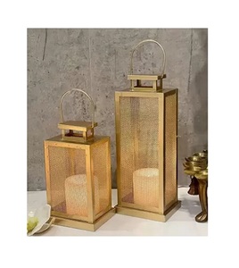 Modern Style Metal Candle <b>Lanterns</b> for <b>Indoor</b> Outdoor Home Hotel Restaurant Wedding Decoration in Top Exclusive Quality - Product Image 1