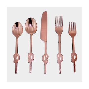 Exportador indio Venta directa a precio mayorista Cubiertos de metal de la mejor calidad Juego de cubiertos chapados en plata Acero inoxidable para alimentos - Product Image 5