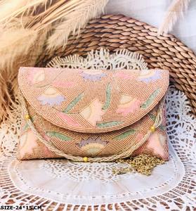 Handmade Designer Stone Beaded Women's <b>Clutch</b> <b>Bag</b> Stylish Magnetic Closure <b>for</b> Party Evening <b>Wedding</b> New Arrival Fashion - Product Image 1