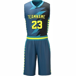 Uniforme de basket-ball sans manches respirant conçu sur mesure ensemble de vêtements de sport de grande taille à quantité minimale de commande basse pour l'été - Product Image 2