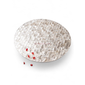 Sets de table ronds modernes en nacre pour la vente en gros, décoration de table à manger naturelle en provenance du Vietnam - Product Image 1