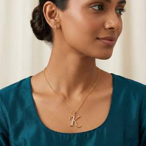 Exclusivo colgante de diamante natural de 0.08 ct, color HI, corte brillante redondo, claridad VS SI, oro amarillo, colgante de joyería nupcial para mujer. - Product Image 1