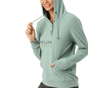Gran oferta, sudaderas con capucha de invierno de alta calidad para mujer, Top de secado rápido para adultos, diseño elegante con capucha, logotipo frontal, opciones de tamaño disponibles - Product Image 6