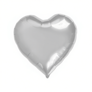 Palloncino a forma di cuore in lamina argentata da 18 pollici, decorazione per feste, confezione da 12 pezzi - Product Image 2