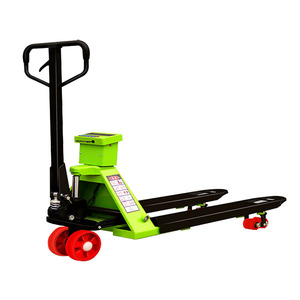 Transpaleta Móvil Industrial con Báscula Integrada de <span class=keywords><strong>2</strong></span> Toneladas, Carretilla Hidráulica Manual para Logística - Product Image 2