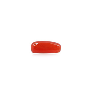 Coral rouge de haute qualité de 7,93 carats, certifié GIA, pierre précieuse minérale carrée en jaune, vert et blanc, polie et traitée thermiquement - Product Image 2