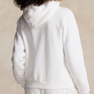 Women's Customized Printing Oversized Pullover Hoodie Solid Knitted 100% Cotton Winter Sweatshirt <b>Drop</b> Shoulder <b>Acid</b> Wash Front - Product Image 5