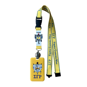 高速配送ギリシャブティックブルーシグマガンマローランヤードゼータファイベータソロリティ織り刺繍ブレイクアウェイランヤード - Product Image 6