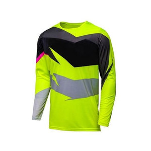 Jersey de Motocross Enduro de Corte Atlético Flexible, Ajuste Cómodo para Toda Temporada, Jersey de Motocross con Logotipo Personalizado Estampado - Product Image 4