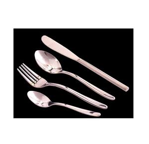 ชุดช้อนส้อมสแตนเลสสตีลชุบทองสำหรับงานแต่งงาน,ชุดช้อนส้อมและช้อนส้อมช้อนส้อมมีดมีด้ามจับโลหะสำหรับงานแต่งงานสุดหรูปลอดภัยและมีสุขภาพดี - Product Image 3