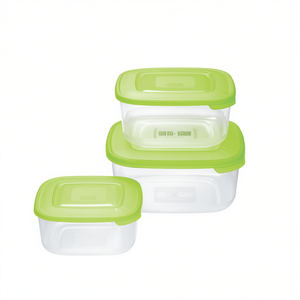 Tontarelli Family Food <b>Storage</b> Set of 3 Green 904063781A 950ml 1.5lt 2.5lt Food <b>Containers</b> - Product Image 2