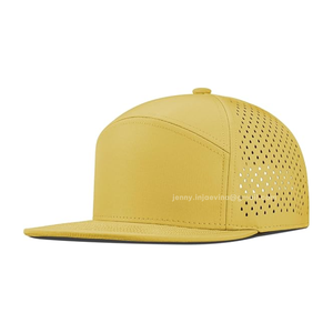 Gorra resistente al agua de rendimiento Premium, sombrero con agujero perforado cortado con láser personalizado, Gorras en blanco de Color sólido, gorra con logotipo de diseño transpirable - Product Image 5