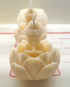 Bougies parfumées de qualité supérieure à la cire naturelle, design élégant, commandes en gros disponibles bougies bouddhisme religieux parfumées - Product Image 1