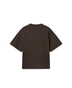 Venta al por mayor liso camiseta de gran tamaño para hombres 100% algodón pesado grueso Unisex 280gsm hombro caído cuello redondo Puff estampado ajuste suelto - Product Image 2