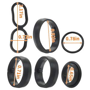 Adaptador de enfriador de carcasa de filtro de aceite de motor Kit de sello de junta tórica para Jeep Wrangler Grand Cherokee para Chrysler 300 200 Pacifica dodge - Product Image 2