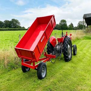 Remorque basculante avec benne hydraulique, attache pour tracteur agricole, à utiliser avec un moteur - Product Image 3