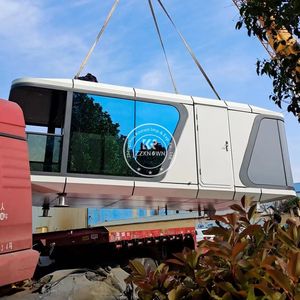 Hôtel-capsule préfabriqué mobile économique en Chine 2025, cabine préfabriquée, conteneur, maison spatiale - Product Image 2