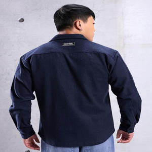 Custom Print Pattern and Logo Men's Casual Long Sleeve <b>Button</b>-up <b>Shirt</b> Anti-Wrinkle and Breathable for Teenagers - Product Image 4