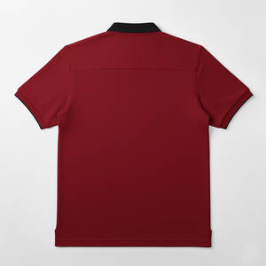 Polo en coton interlock lourd à manches longues et poignets côtelés pour les temps de transition et un style superposé raffiné - Product Image 2