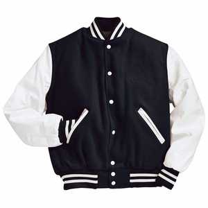 Chenille Blank Femmes Hommes Vestes Baseball Varsity Vestes Unisexe Custom Made Laine Cuir Letterman Vestes - Product Image 1