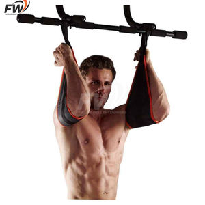 Correas de suspensión Ab Sling Straps Melenlt para entrenamiento en casa - Cinturón de entrenamiento de músculos abdominales con barra de dominadas para ejercitar el core. - Product Image 3