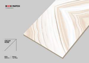 Carreaux en porcelaine de grande taille 600x1200 mm, surface polie brillante, style marbre, antibactériens, pour murs et sols intérieurs, villa - Product Image 3