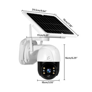 กล้องวงจรปิด 2MP ระบบโซลาร์เซลล์ 4G พร้อมระบบมองเห็นกลางคืนแบบขาว ความละเอียดสูง ระบบกล้องวงจรปิดพลังงานแสงอาทิตย์ - Product Image 6
